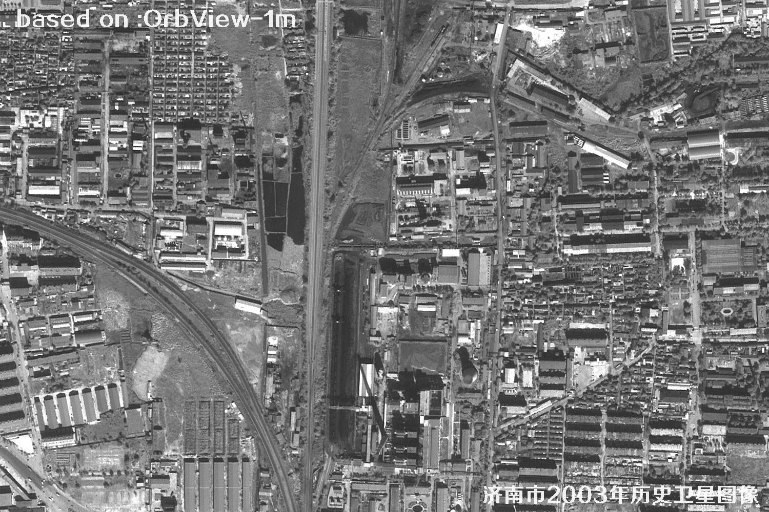 Jinan 2003 1m Resolution OrbView Satellite Historical Imagery