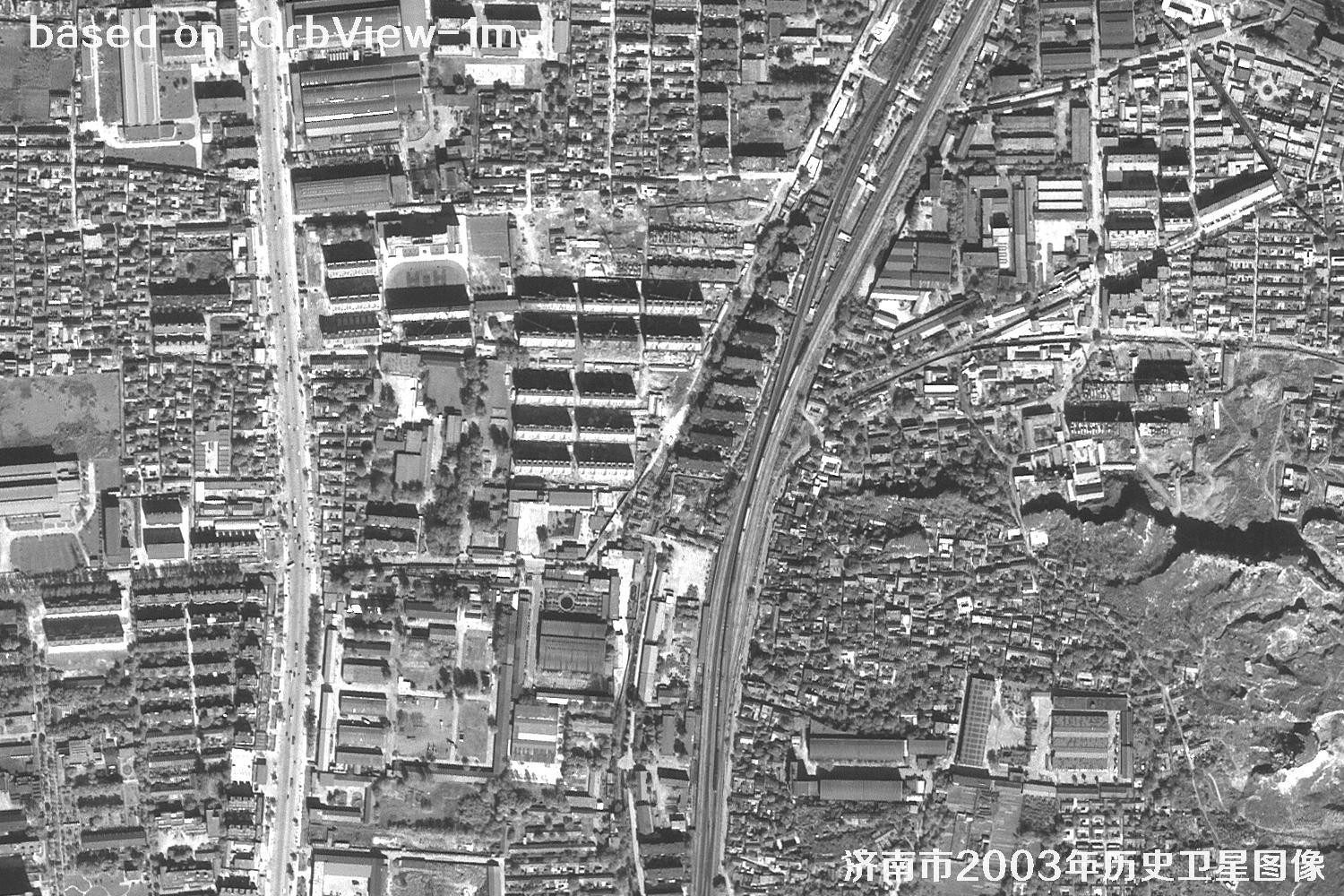 Jinan 2003 1m Resolution OrbView Satellite Historical Imagery 5