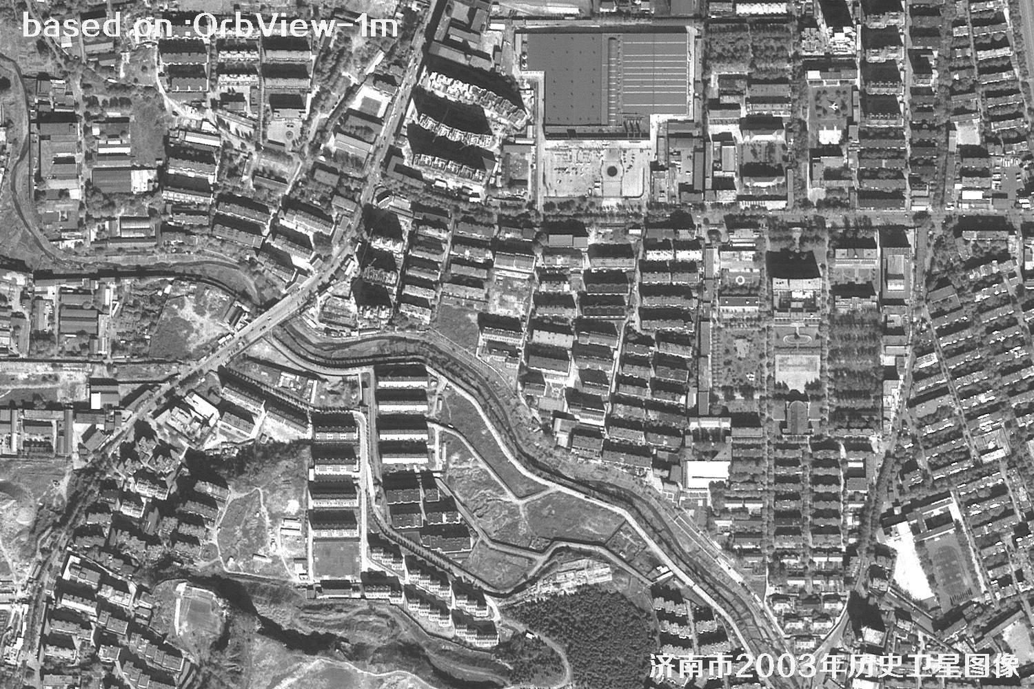 Jinan 2003 1m Resolution OrbView Satellite Historical Imagery 6