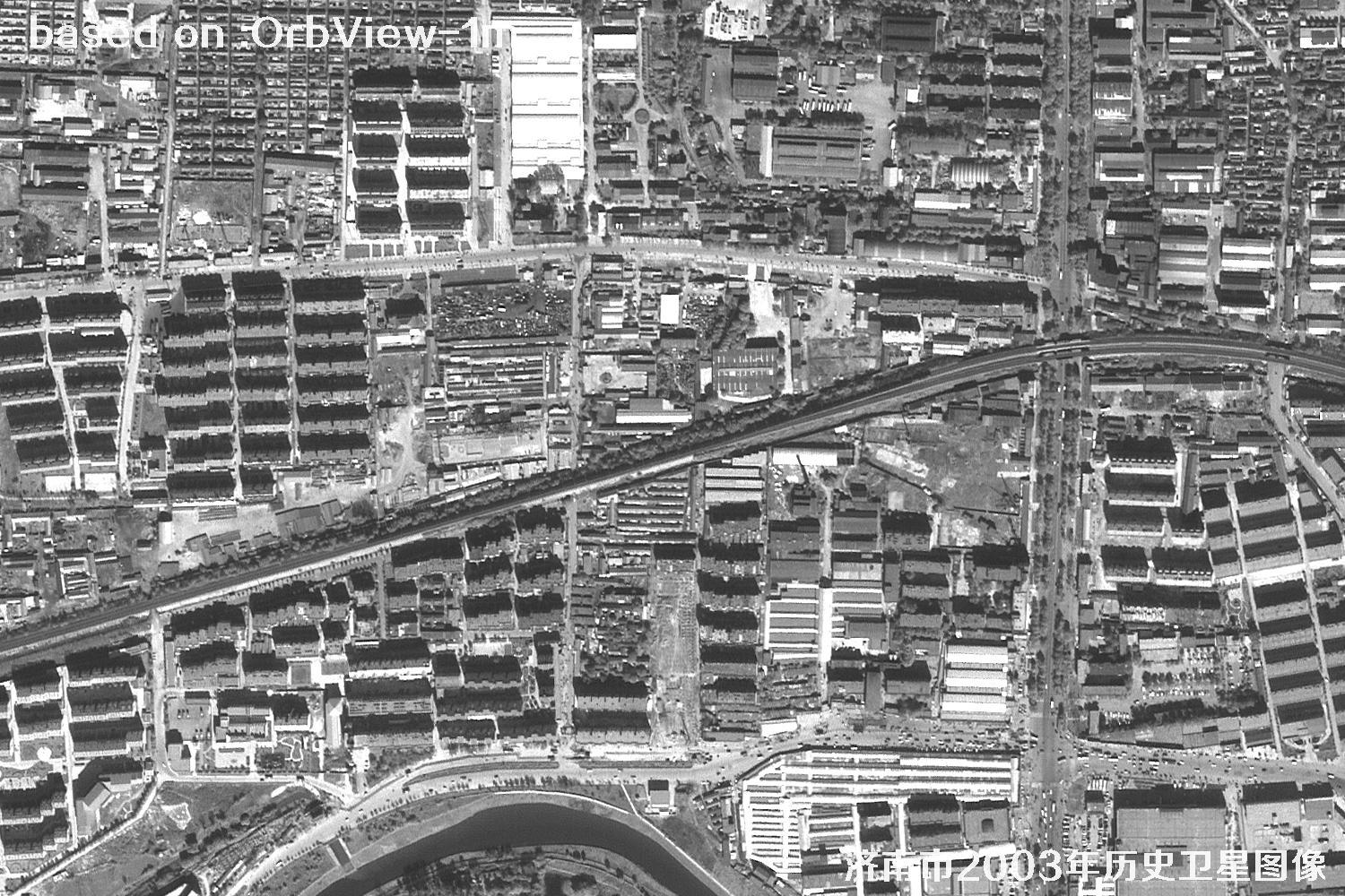 Jinan 2003 1m Resolution OrbView Satellite Historical Imagery 7