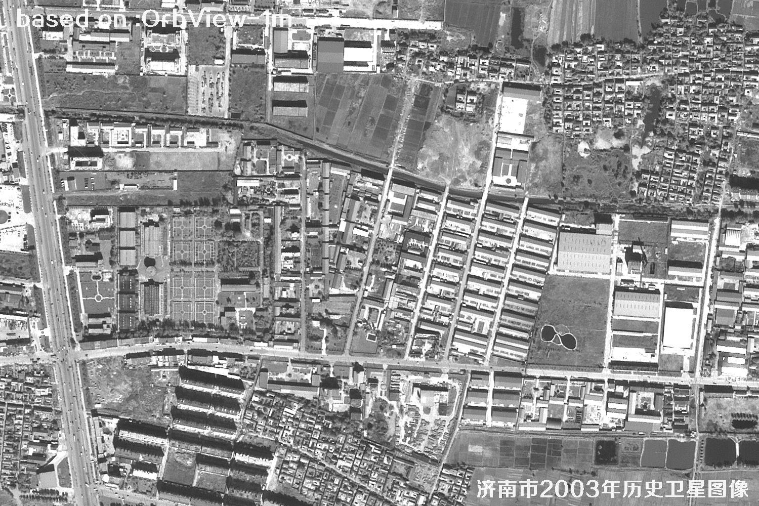 Jinan 2003 1m Resolution OrbView Satellite Historical Imagery 8