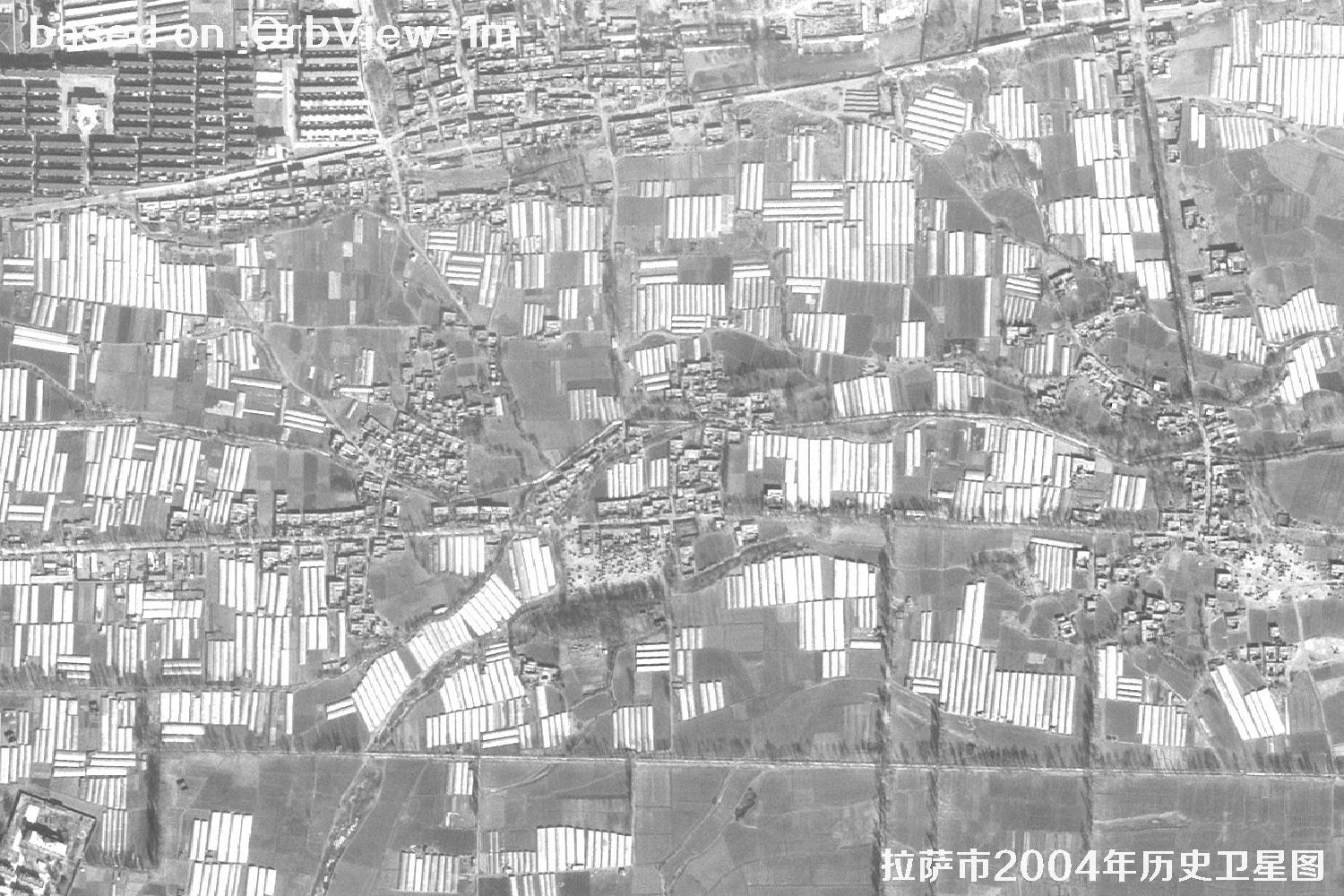 Lhasa 2004: 1 m Resolution OrbView Historical Satellite Imagery 13