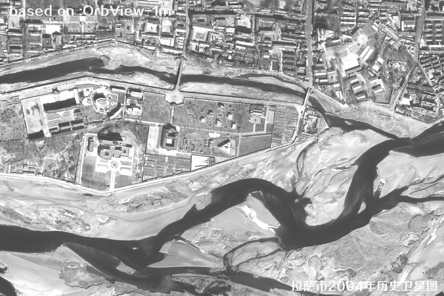 Lhasa 2004: 1 m Resolution OrbView Historical Satellite Imagery 14