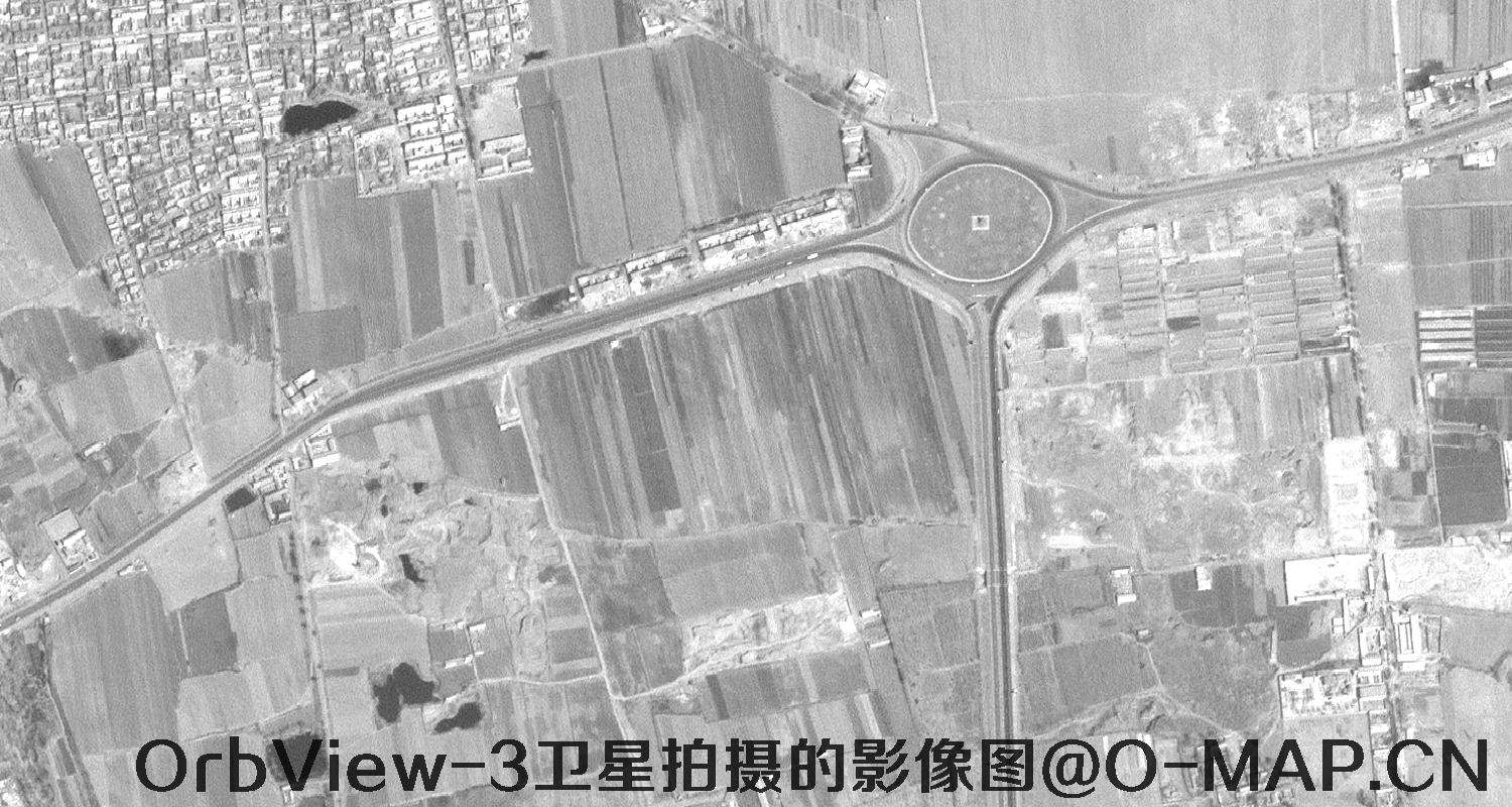 OrbView-3卫星拍摄的历史影像图