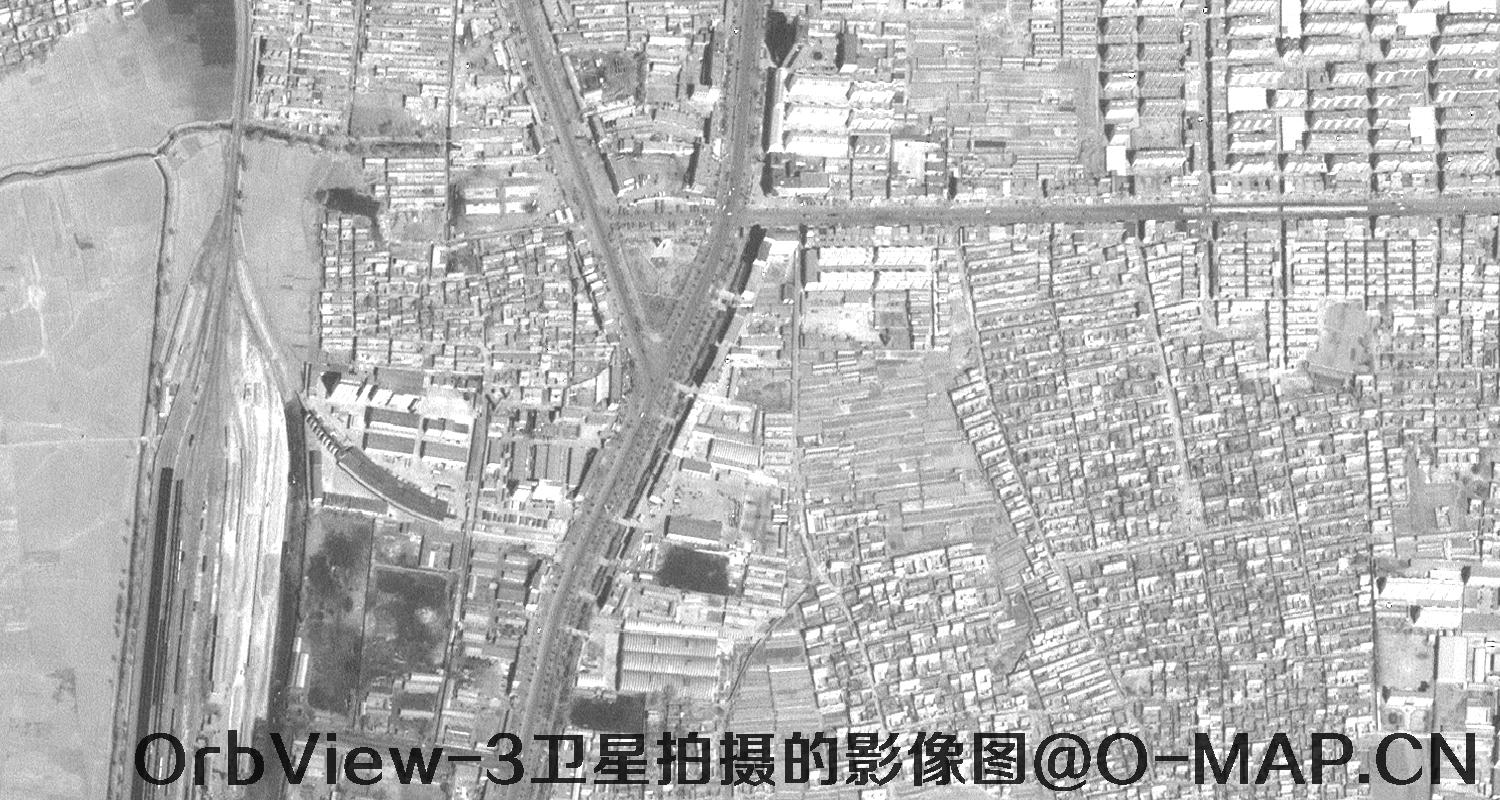 OrbView-3卫星拍摄的历史影像图