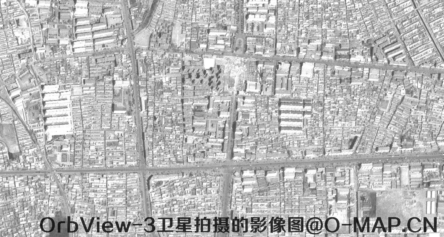 OrbView-3卫星拍摄的历史影像图