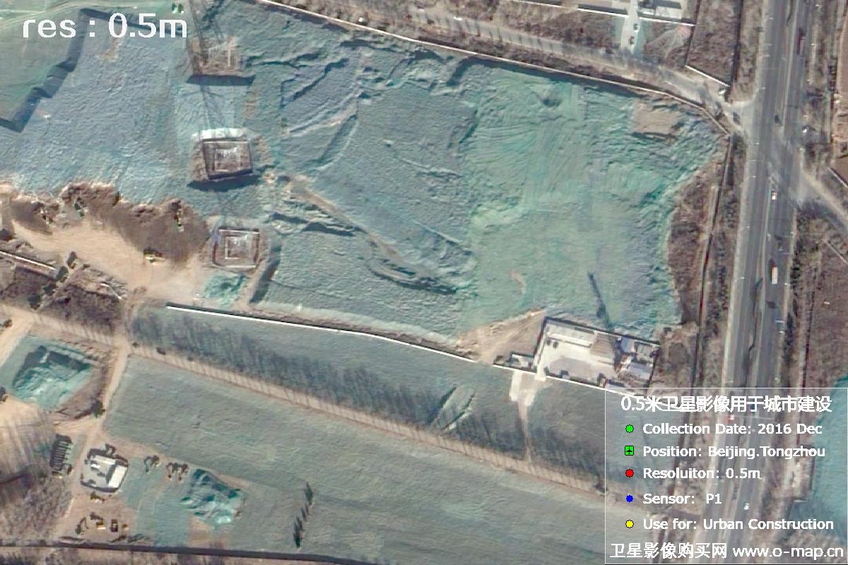 法国0.5米分辨率卫星拍摄的高清影像图