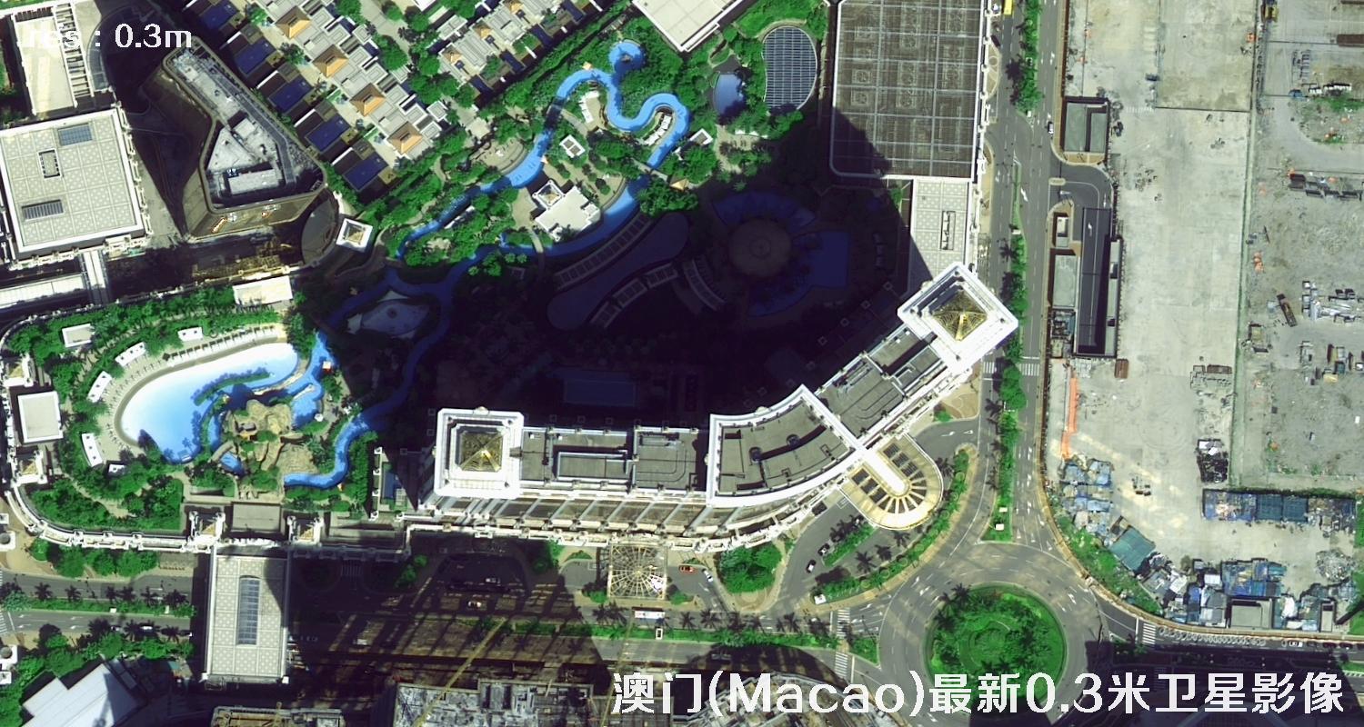 澳门地区最新0.3米分辨率卫星图片