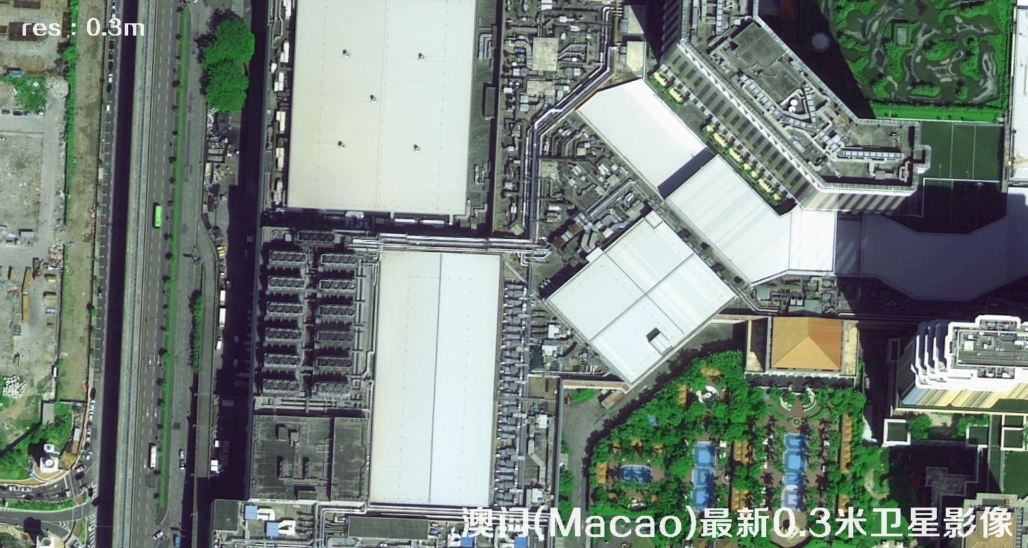 澳门地区最新0.3米分辨率卫星图片