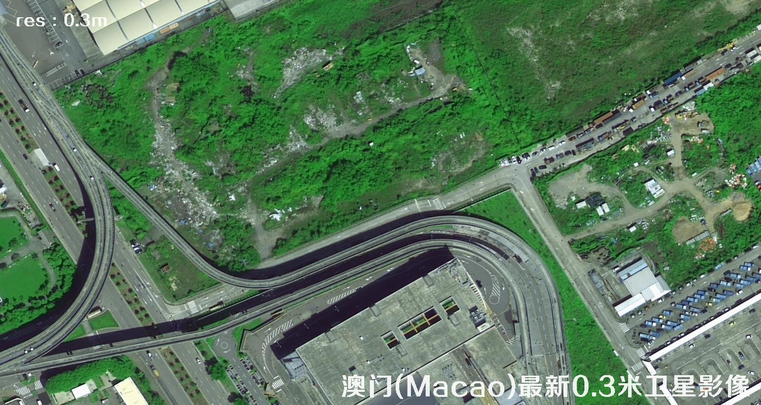 0.3米分辨率卫星拍摄的高清影像图片