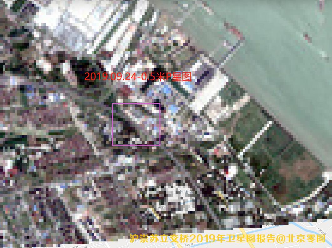沪崇苏立交桥2019年卫星图查询结果