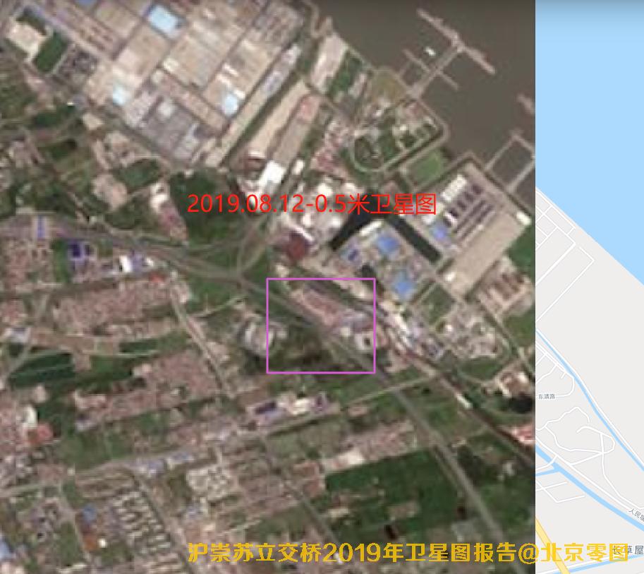 沪崇苏立交桥2019年卫星图查询结果
