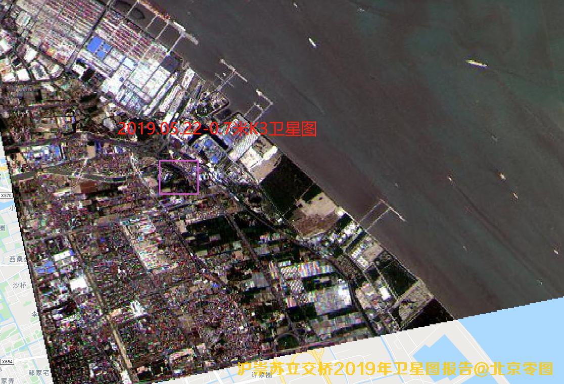 沪崇苏立交桥2019年卫星图查询结果