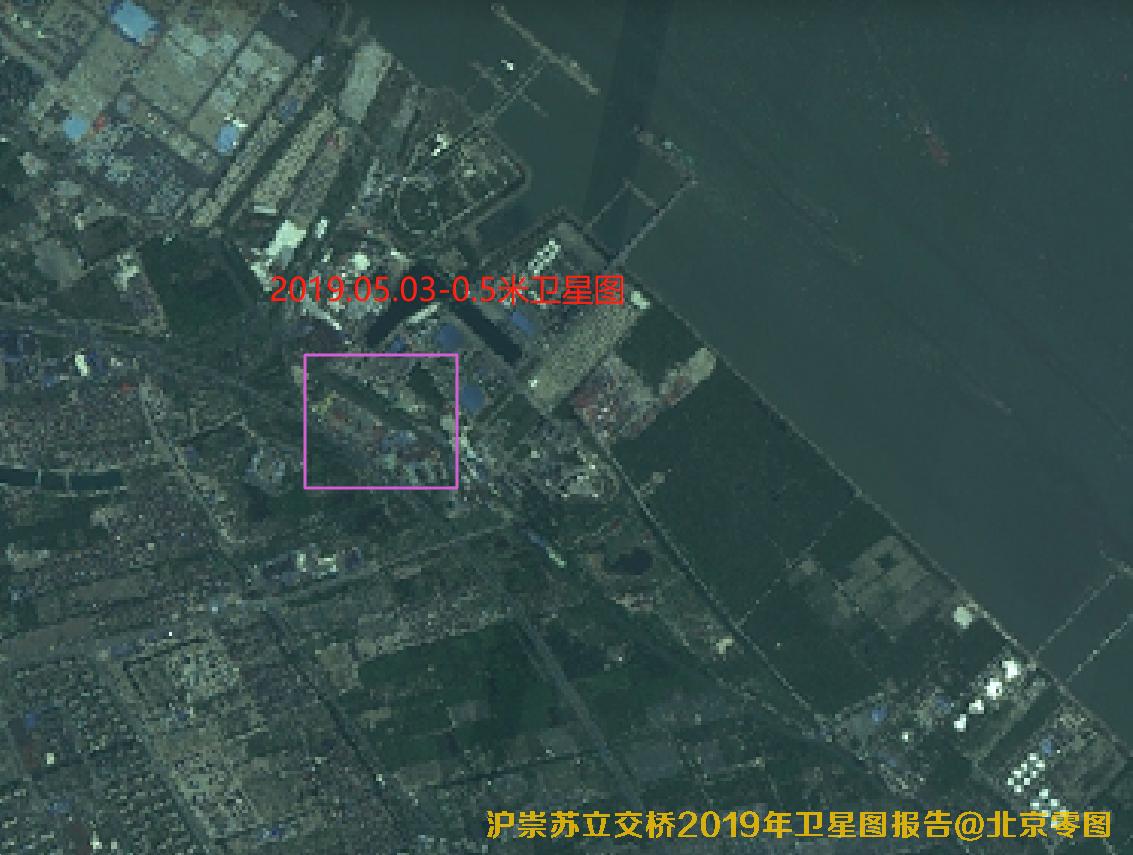 沪崇苏立交桥2019年卫星图查询结果