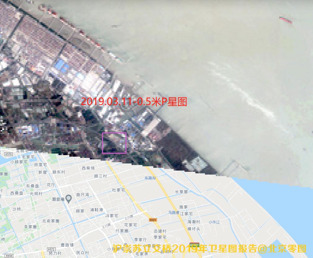 沪崇苏立交桥2019年卫星图查询结果