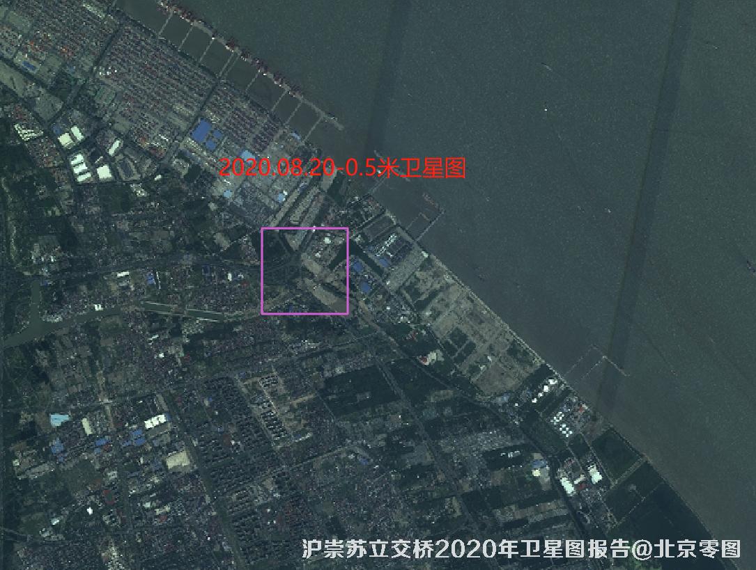 沪崇苏立交桥2020年卫星图查询结果