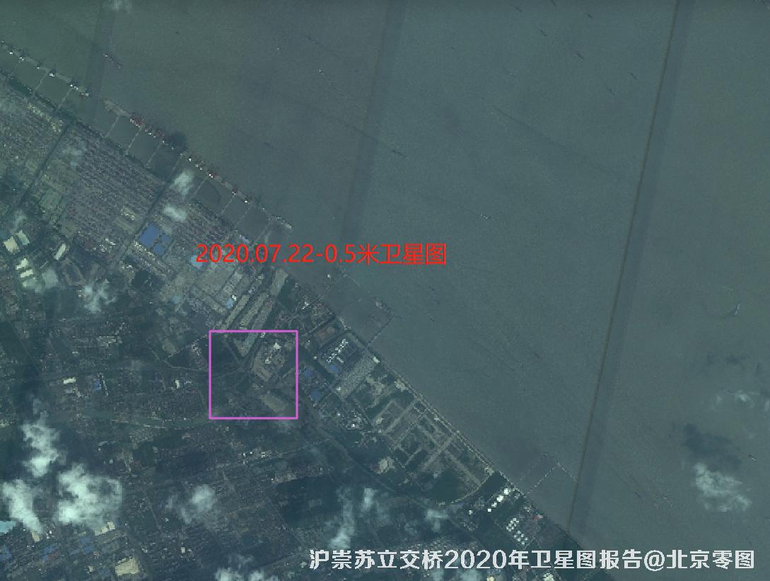 沪崇苏立交桥2020年卫星图查询结果