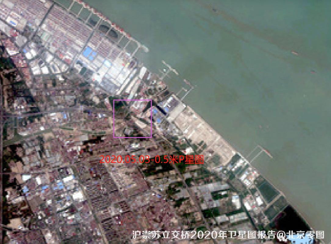 沪崇苏立交桥2020年卫星图查询结果