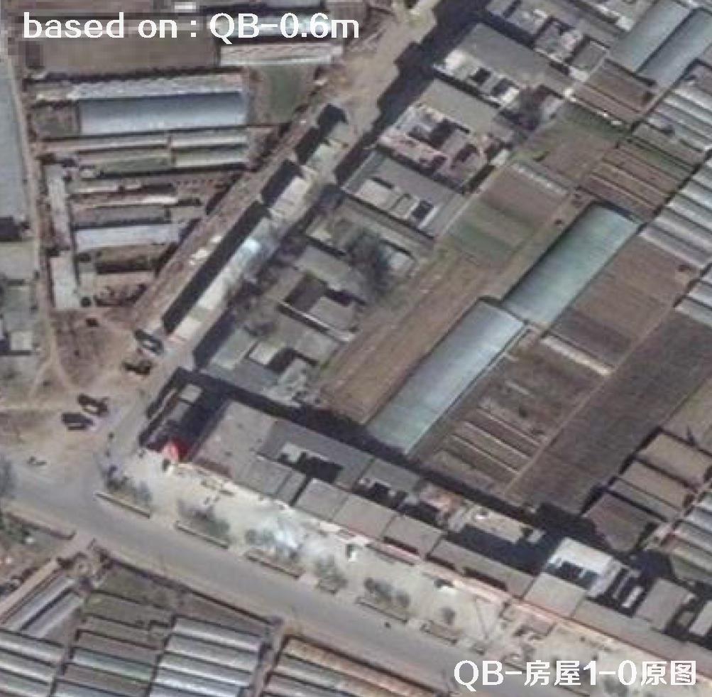 0.6米QuickBird快鸟卫星图像和HD超分产品效果对比