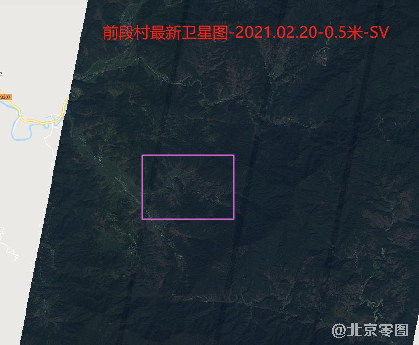 前段村最新卫星图查询结果