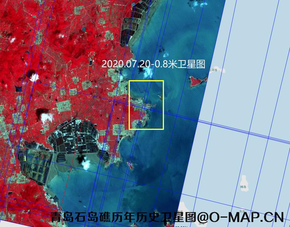 青岛石岛礁2005年到2020年历史卫星图