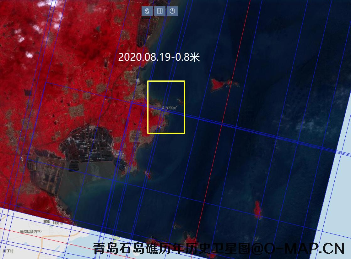 青岛石岛礁2005年到2020年历史卫星图