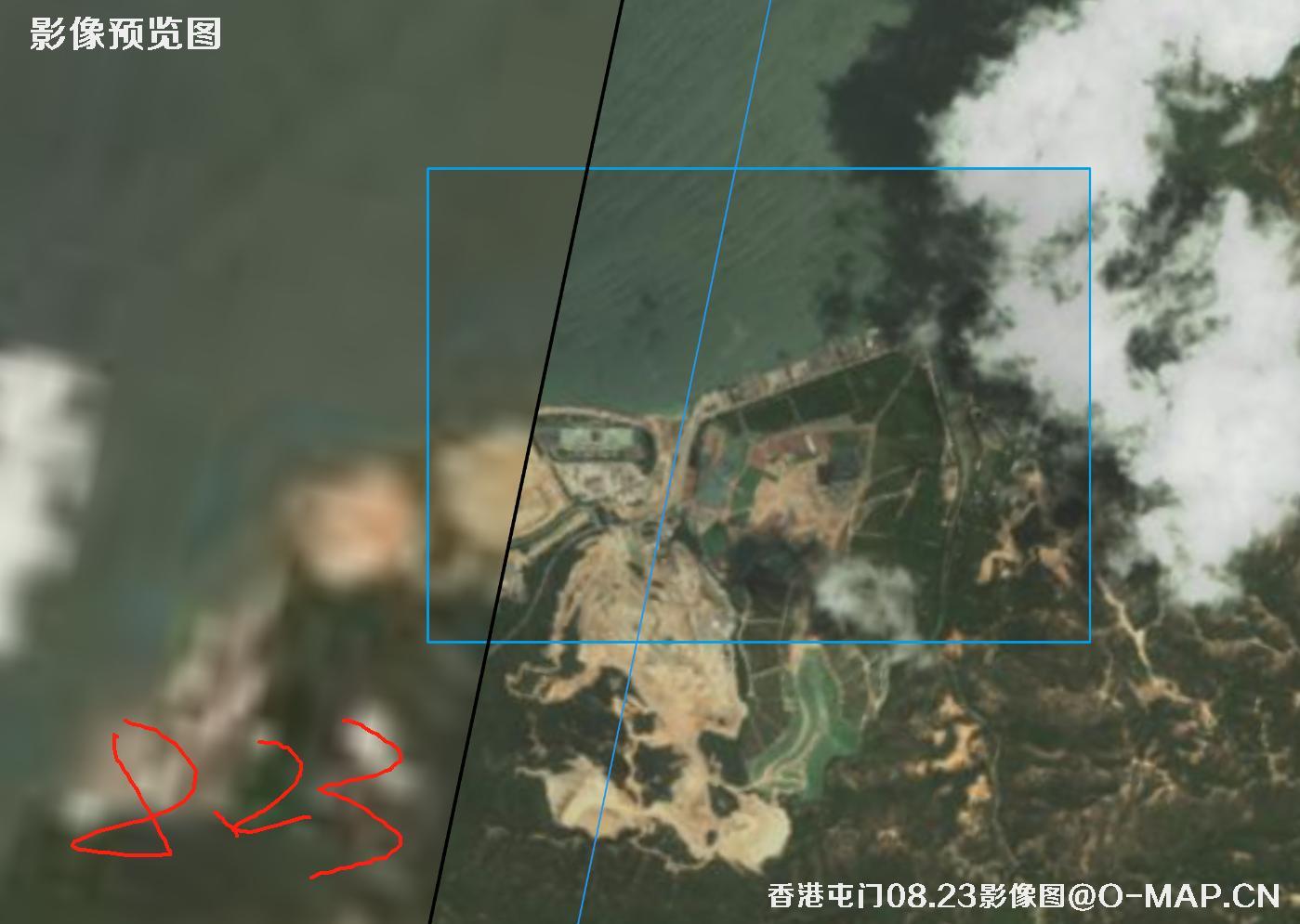 香港屯门区2025年0.5米分辨率卫星图像查询报告