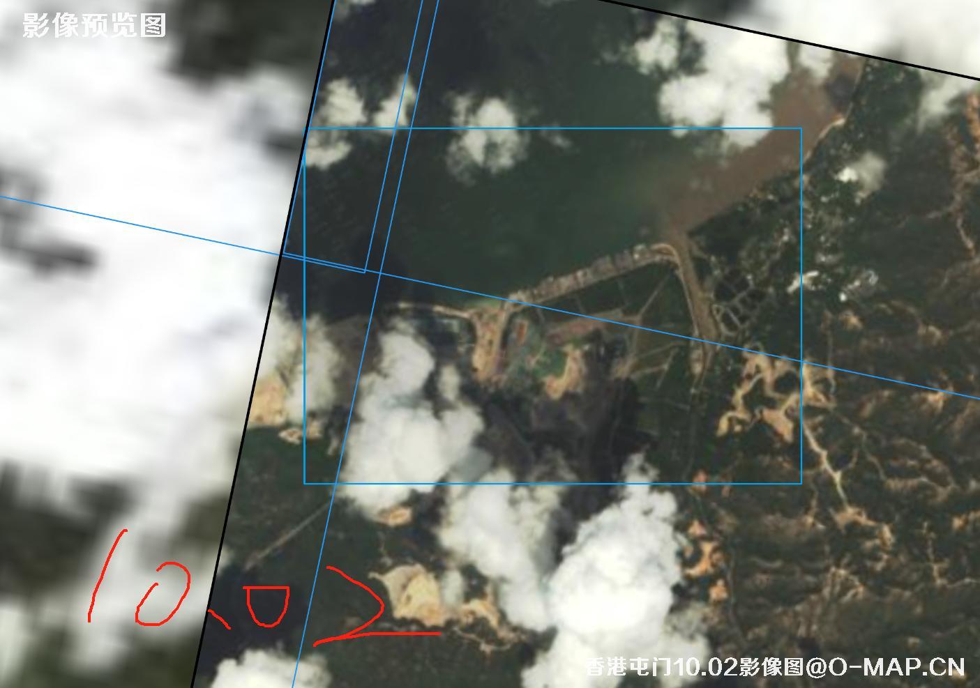 香港屯门区2025年0.5米分辨率卫星图像查询报告