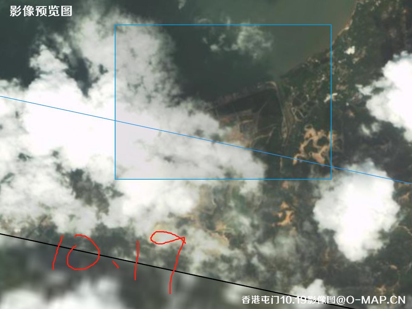 香港屯门区2025年0.5米分辨率卫星图像查询报告