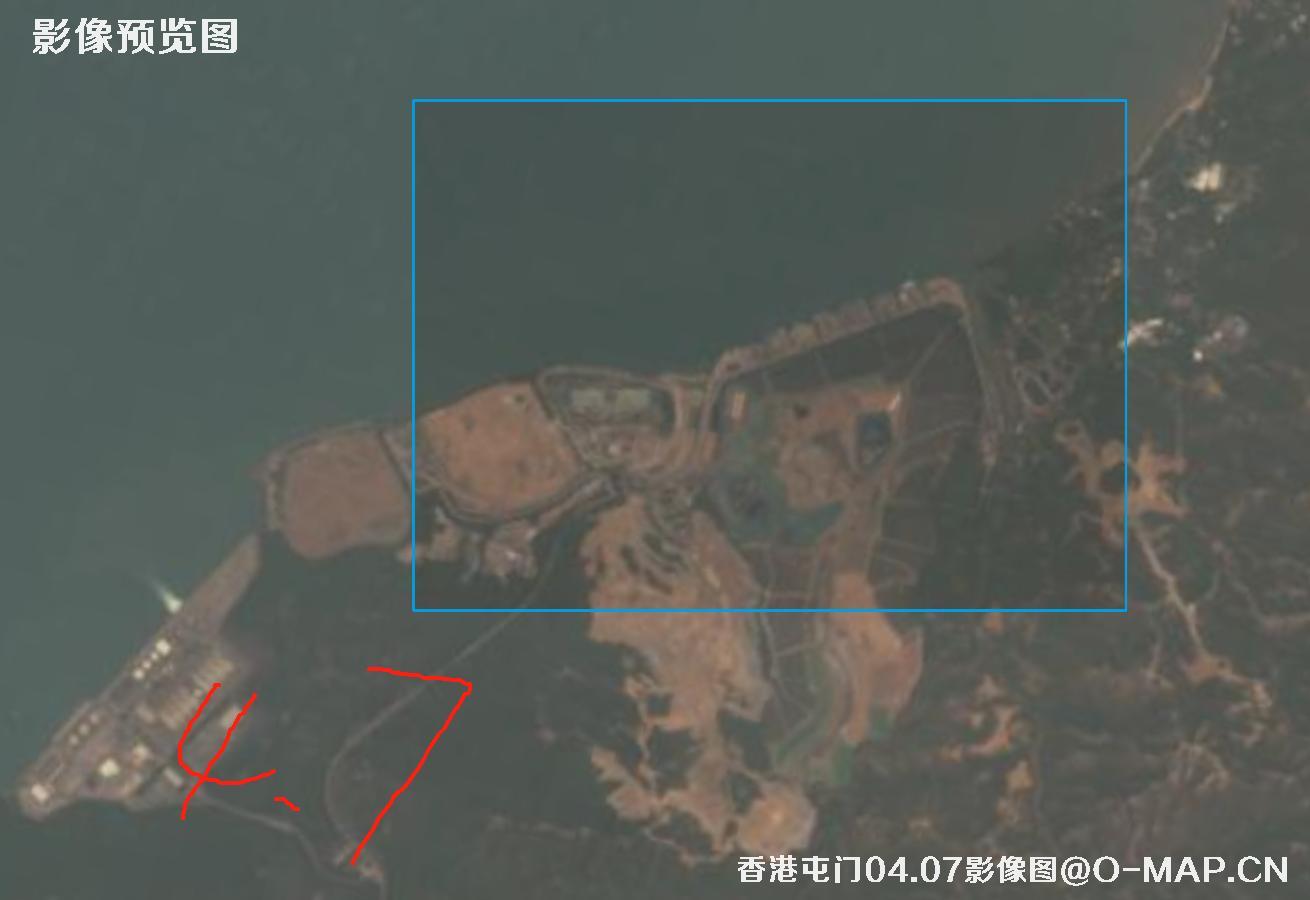 香港屯门区2025年0.5米分辨率卫星图像查询报告