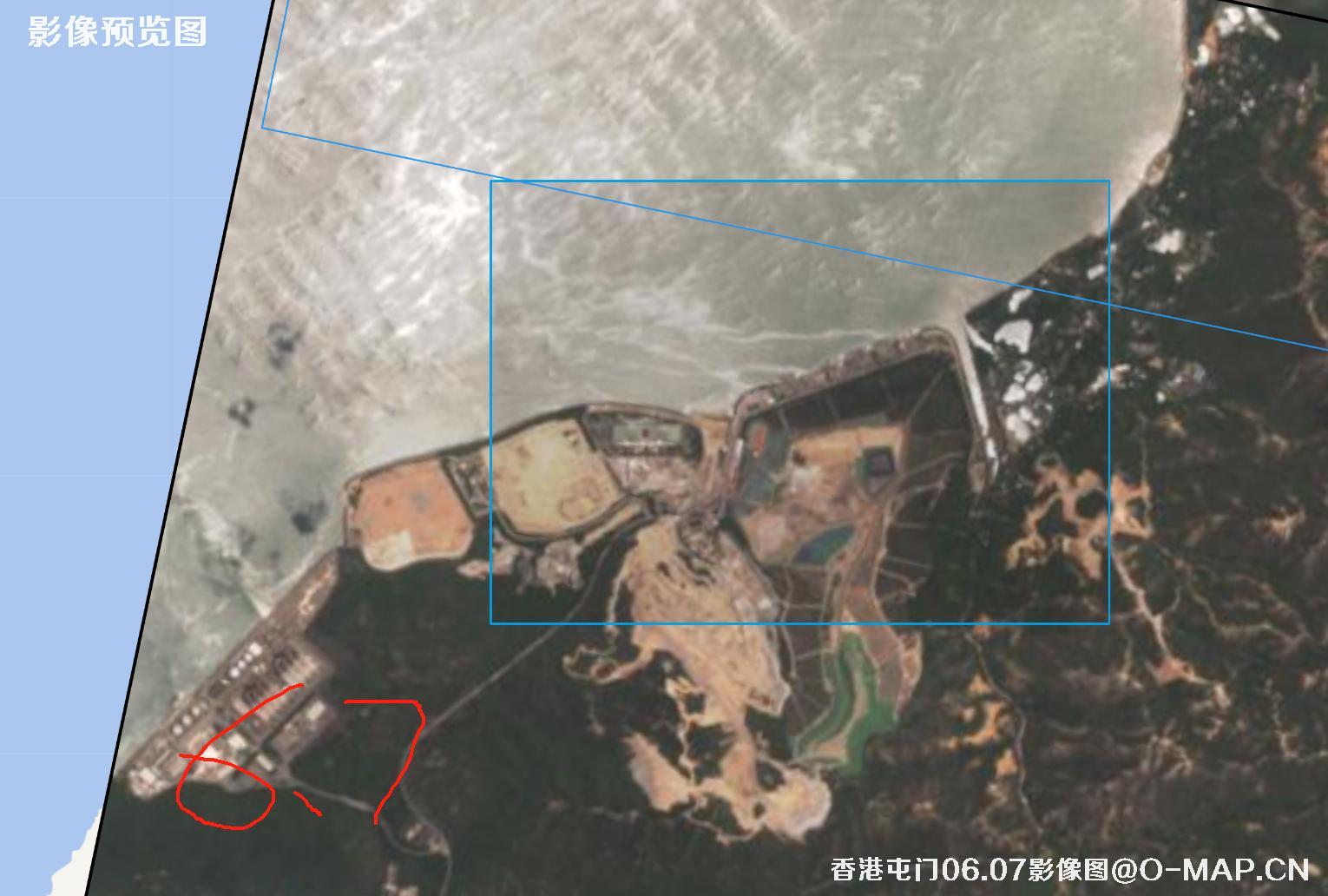 香港屯门区2025年0.5米分辨率卫星图像查询报告