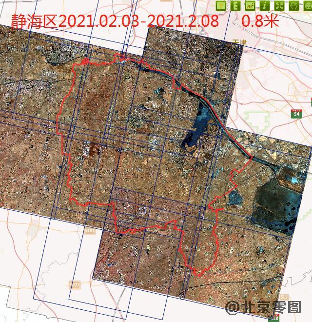 静海区0.8米卫星影像采购方案预览图