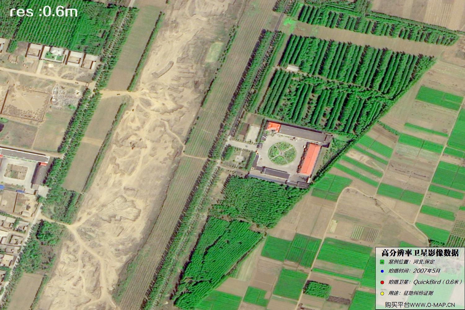 QuickBird拍摄的高清卫星图像