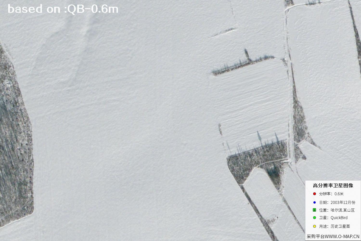 QuickBird Satellite Imagery of Harbin, Heilongjiang, Winter 2003 - 34