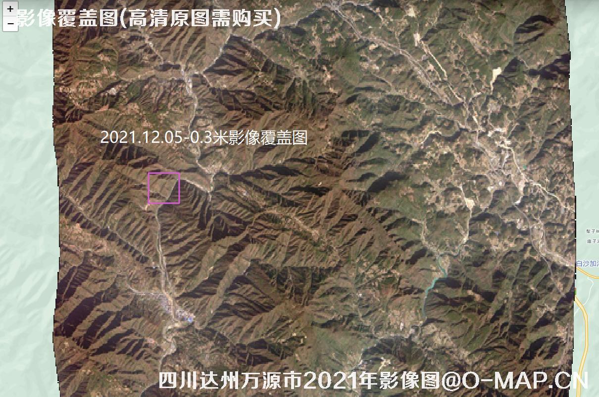 四川省达州万源市2021年【GF2-WV2-JLA-JLA-WV3-GF2】卫星拍摄的影像图片