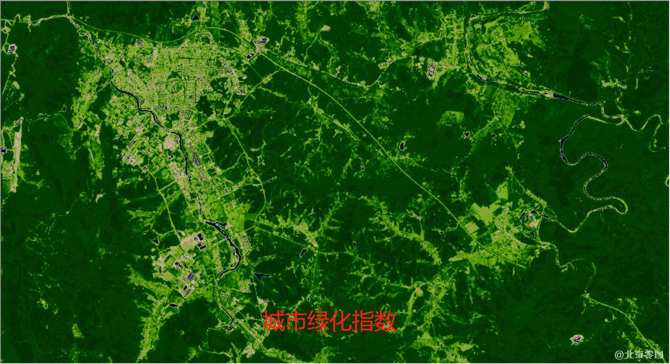 哨兵多光谱卫星应用-城市绿化指数