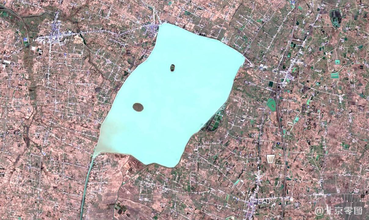 图5、蜀山区高清卫星图-sentinel2a哨兵卫星拍摄