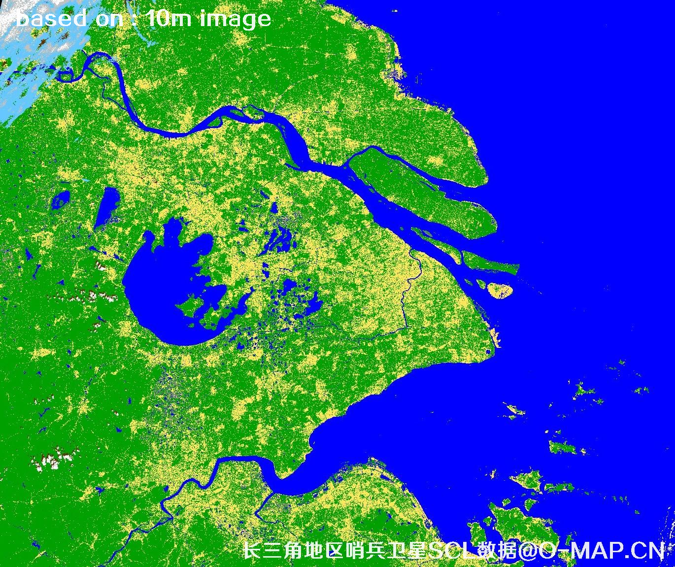 长三角地区2025年9月份哨兵影像多光谱【FCI-FUCI-SCL-SWIR-TCI】数据