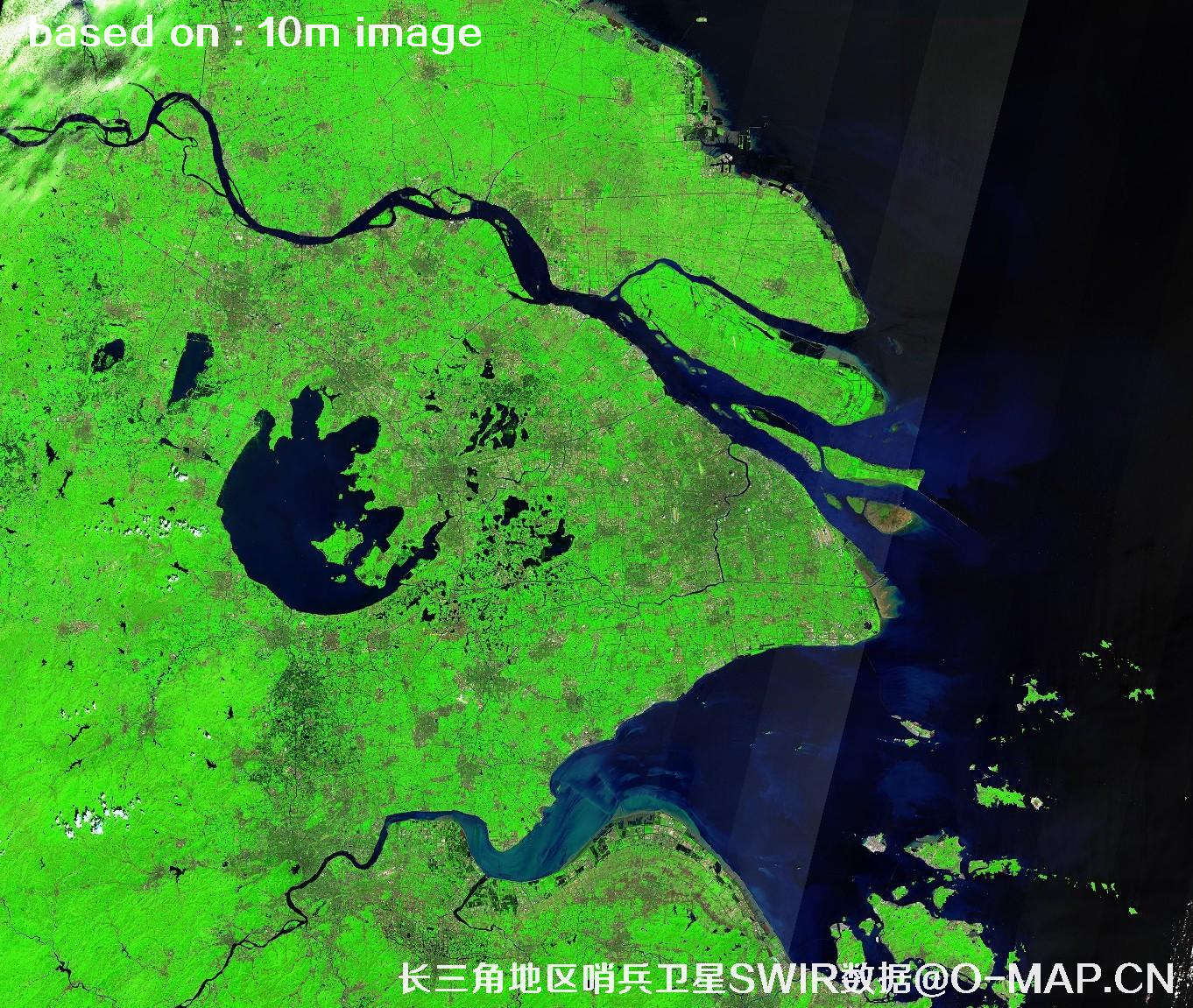 长三角地区2025年9月份哨兵影像多光谱【FCI-FUCI-SCL-SWIR-TCI】数据