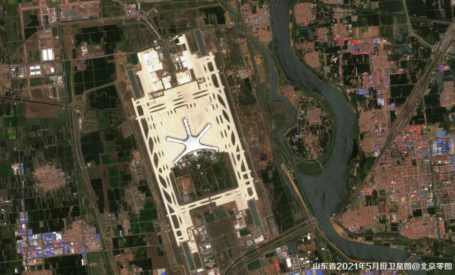 山东省2021年最新卫星图