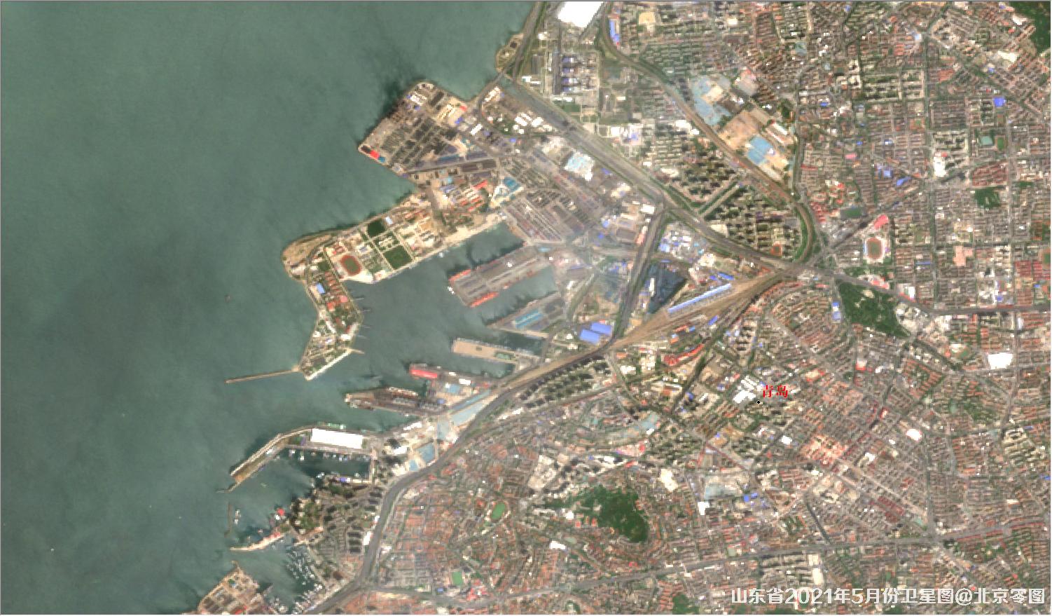 山东省2021年最新卫星图