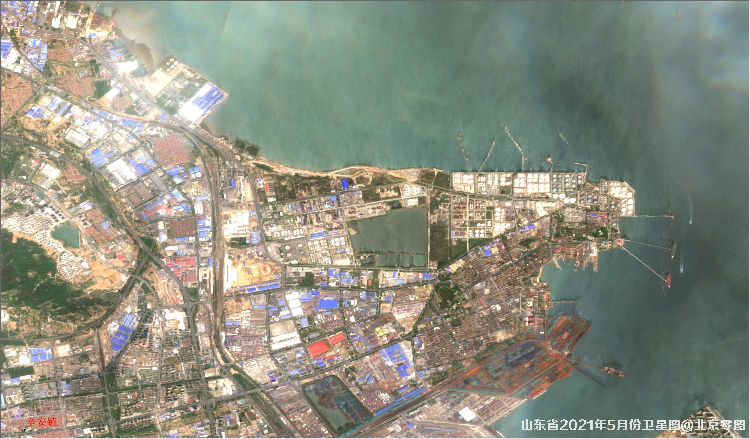 山东省2021年最新卫星图