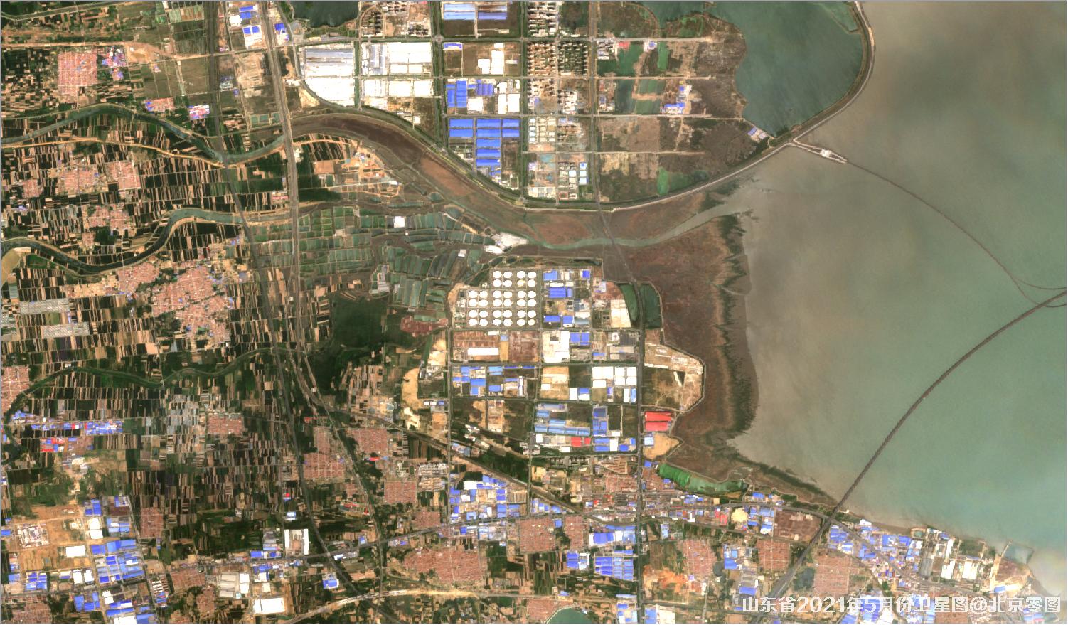 山东省2021年最新卫星图
