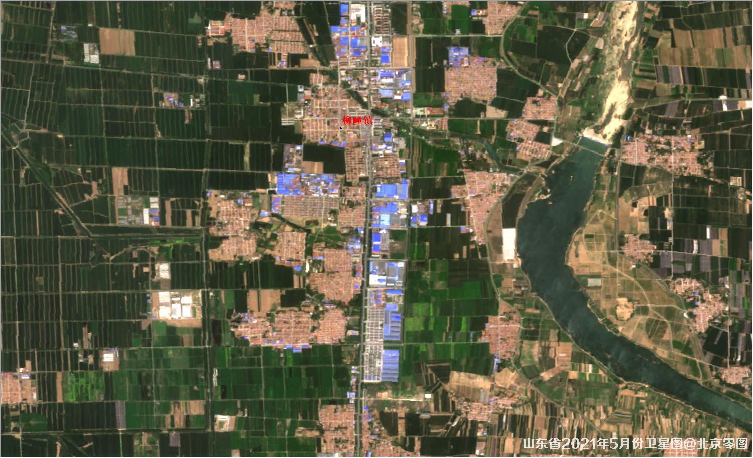 山东省2021年最新卫星图