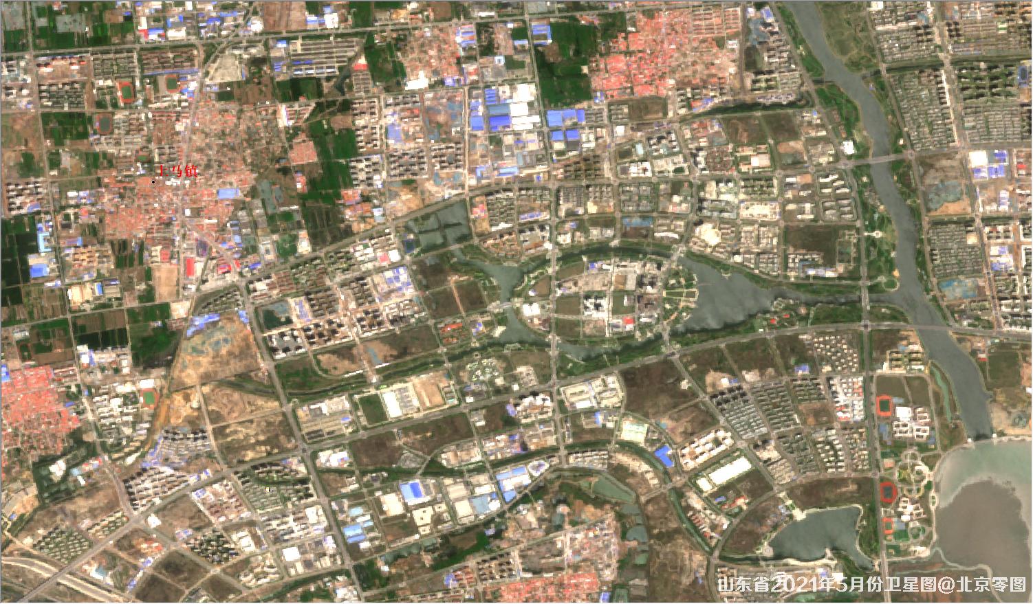 山东省2021年最新卫星图