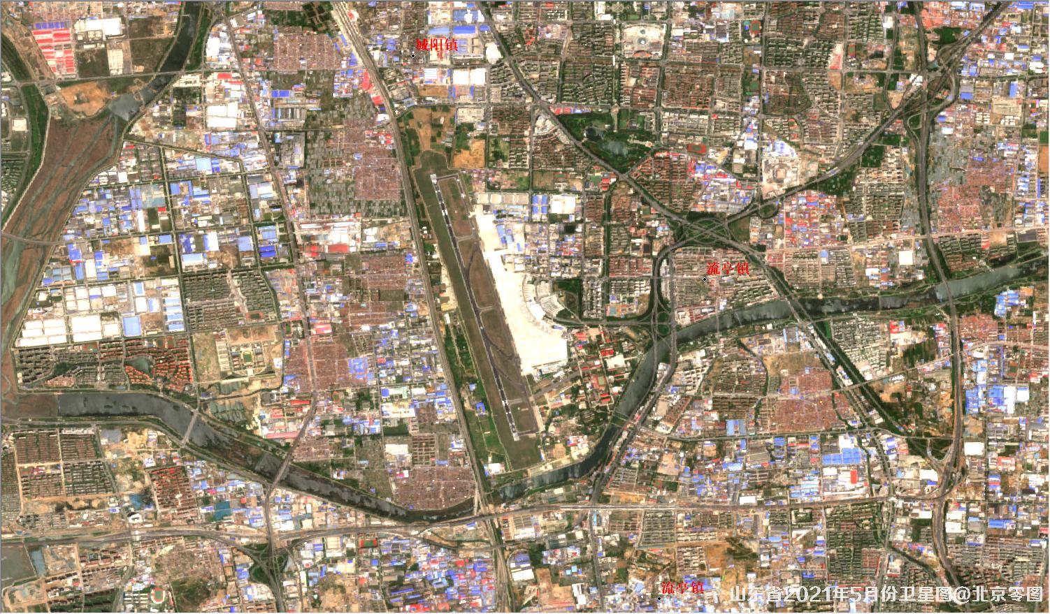 山东省2021年最新卫星图
