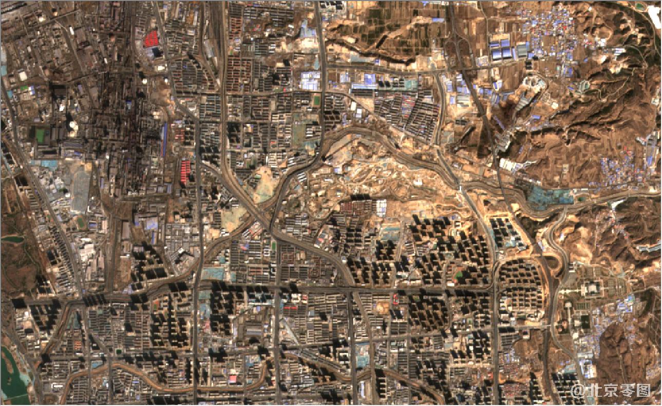 山西省2021年2月份最新卫星影像图