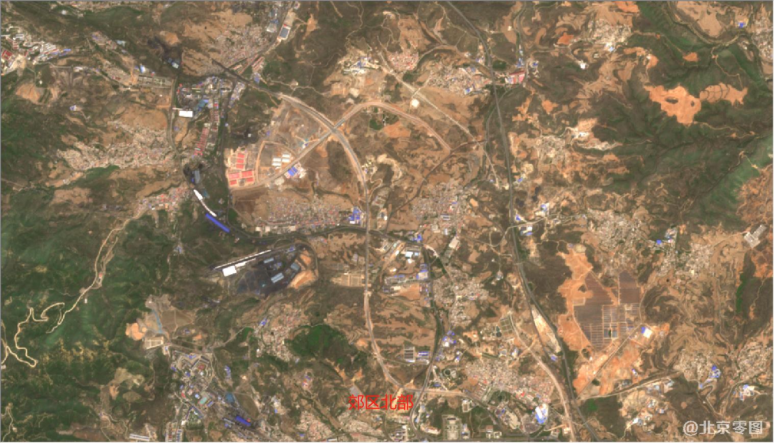 山西省2021年最新卫星图-阳泉市郊区北部