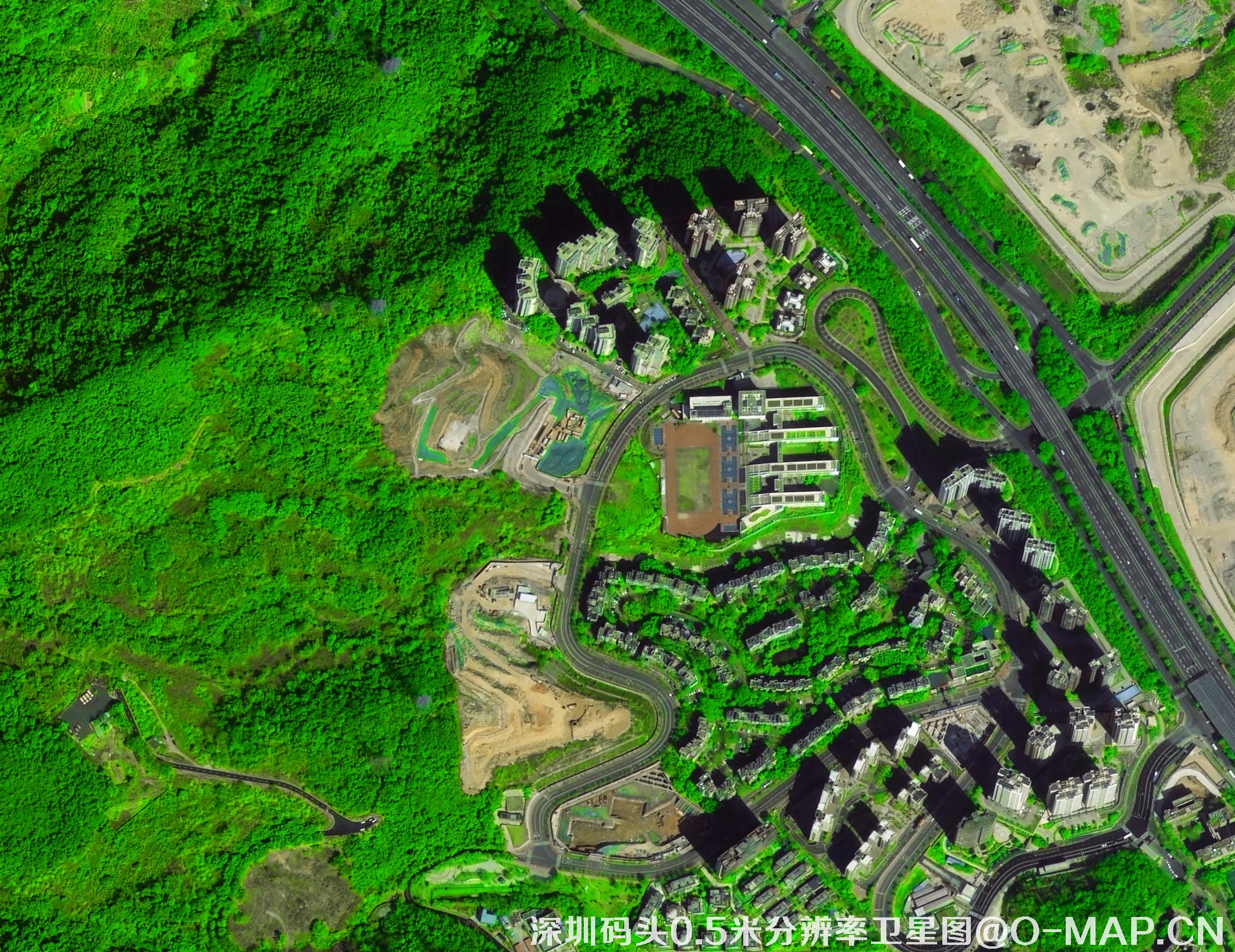 深圳市0.5米分辨率卫星图购买样例