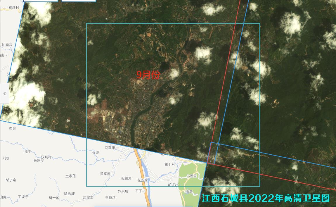 江西省赣州市石城县2022年0.5米卫星图查询结果